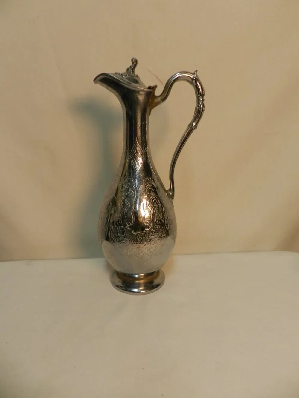 James Dixon & Sons EPBM 64 British Sheffield Silverplated Metal Antique Pitcher